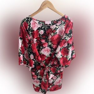 Molly & Isadora Kara Tie-Front Top